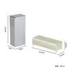 Long Rectangle Enamel Jewelry Box With Rhinestones Feet Luxury Desktop Decor Craft