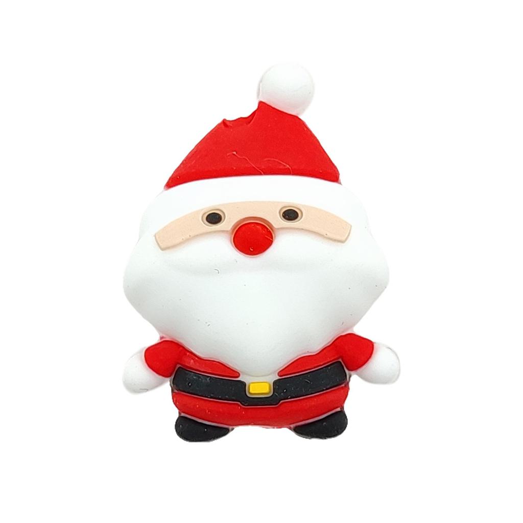 3D Santa Claus Silicone Beads Cartoon Pen for DIY Jewelry and Epoxy Crafting