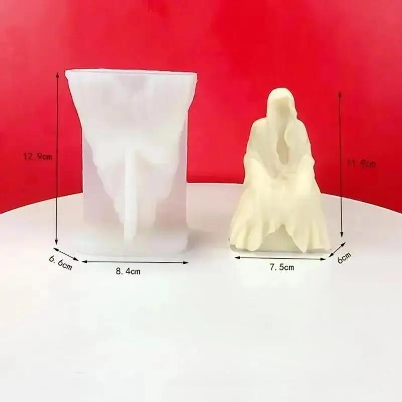 Ghost King Soap Mould Handicrafts Making Tools Silicone Candle Mold For DIY Handmade Aromatherapy Candle Plaster Ornaments