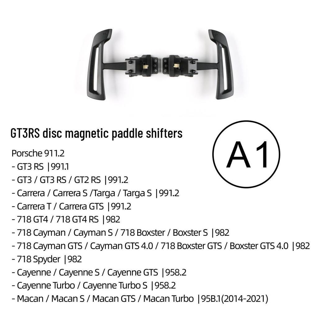 For Porsche Macan, Cayenne, 911, 718, Panamera, GT3 RS Steering Wheel Magnetic Paddle Shifters.