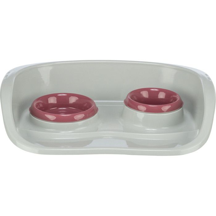 Écuelle en plastique - Trixie - Anti-éclaboussure - Rouge - 0,25 l - 9 cm de diamètre