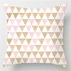 Pink Feather Pillowcase Decorative Bed  Car Sofa Cushion Cover Home Fashion Cute