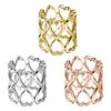 Silk Scarf Buckle Three Buckle Design Korean Style For Business/Casual Attire Clamp Scarf Anti Loosening Women Accessories