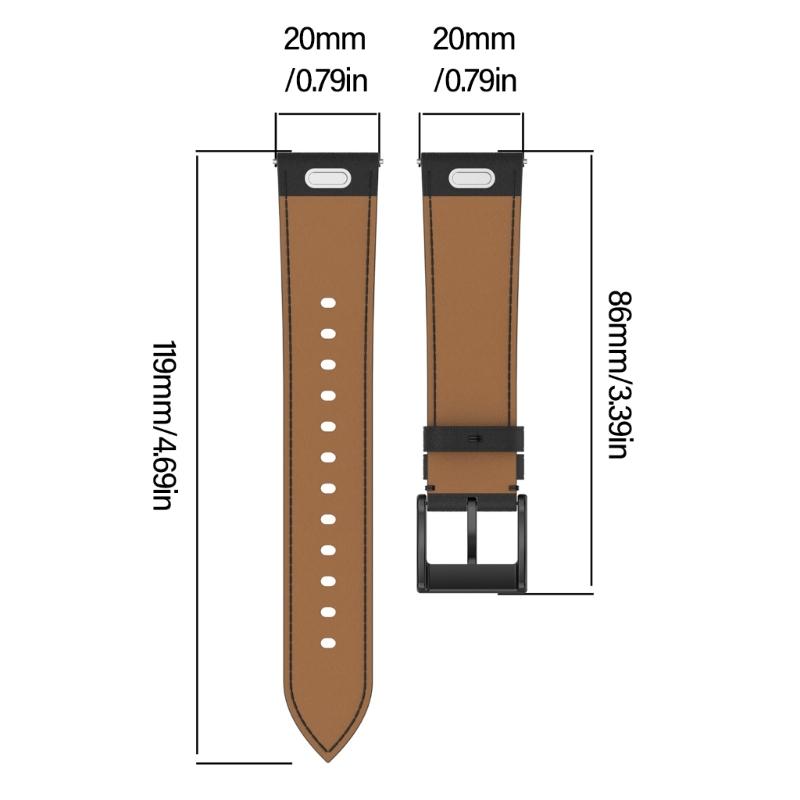 PU Leather Watchband Replacement Watch Strap for Watch GT2 42mm/watch 2 Smartwatch Avaliable Multiple Color