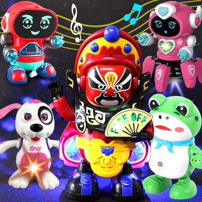 Children Electric Dancing Robots for Kids Light Music Early Education Electronic Pets Toddlers Toys Boy Girl Baby Learn To Crawl