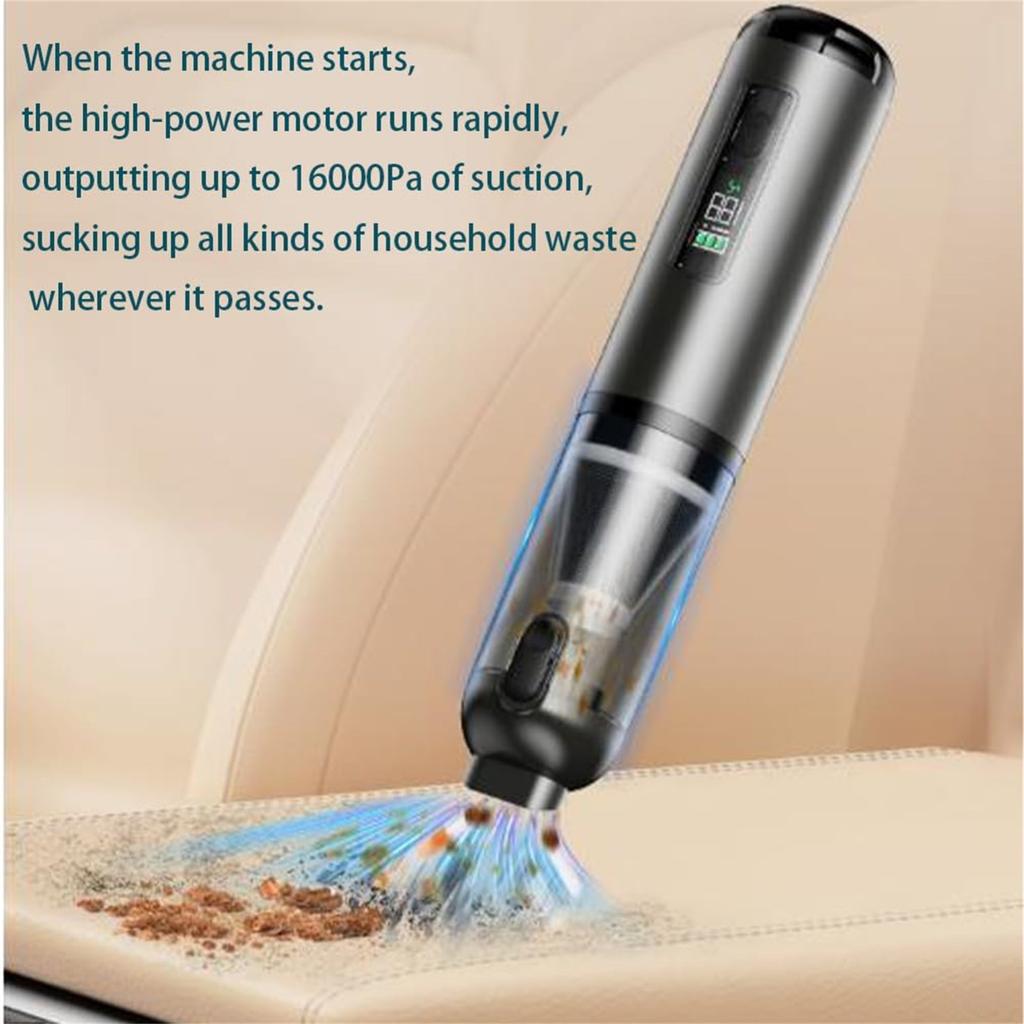 Car Vacuum Portable, Handheld Vacuum Cordless Rechargeable, Small Vacuum Cleaner For Car, Home, Outdoor