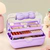 Accessories Storage Box Cute Children's Hair Pin Jewelry Cosmetic Storage Toy Desktop Dustproof Accessory Organize Case with Lid
