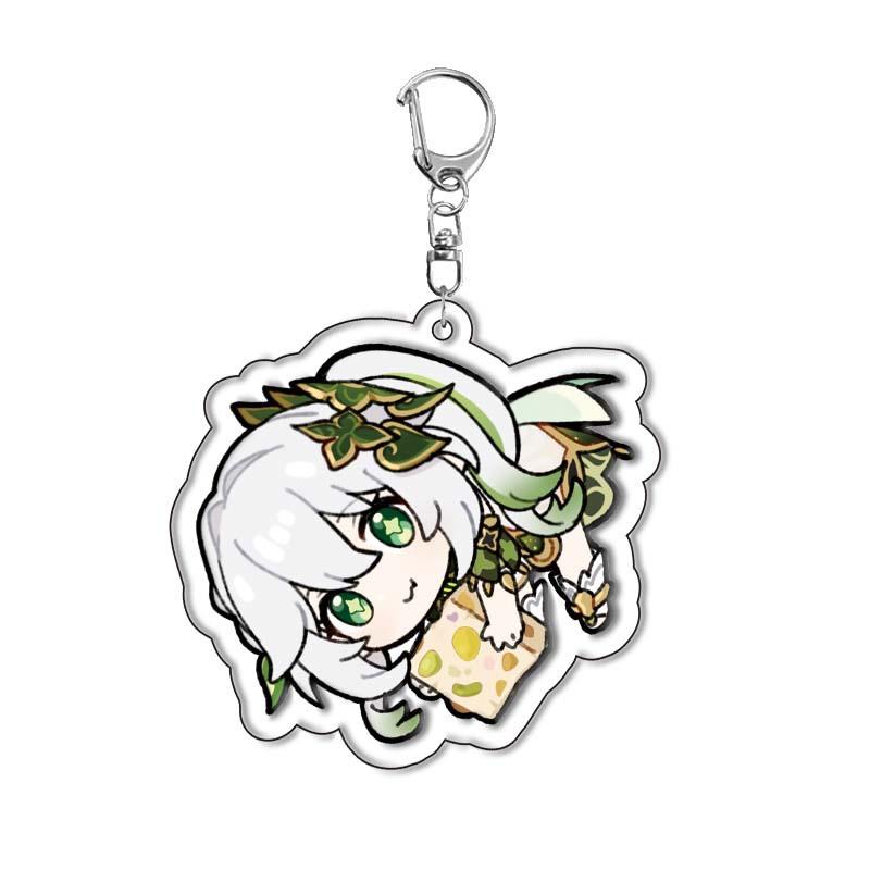 Genshin Impact Reisender Wanderer Klee Scaramouche Acryl Schlüsselanhänger Spiel Figur Sammlerstück Anime Merchandise Schönes Design