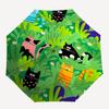 1pc Cat Jungle Fashionable Automatic Opening/Closing Folding Umbrella with 8 Bones, Windproof Portable, Daily Use069