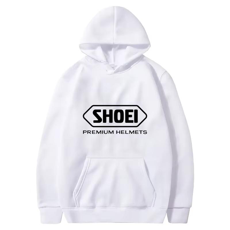 Helmet Printed Long Sleeved Hoodie Motorcycle Culture Autumn and Winter Hoodie Men High-quality Clothing Casual Long Sleeved Top