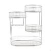 Countertop Fruit Basket Serving Stand Space Saving Party Wrought Iron Multi-Tier Vegetable Storage
