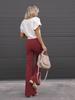 Winter New Solid Velvet Casual Fashion Personality Women's Pants Trendy Brand Casual