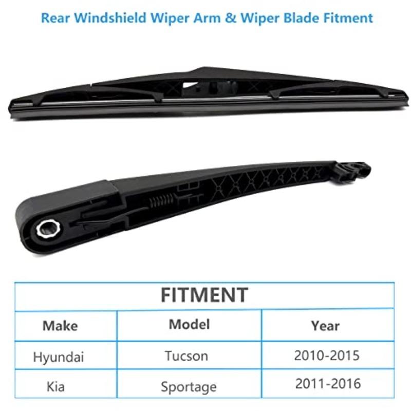 1Set Rear Wiper Arm And Blade 988111H000 for Hyundai Tucson 2010 2011 2012 2013 2014 2015 For i30 i352007-2011 Kia Sportage