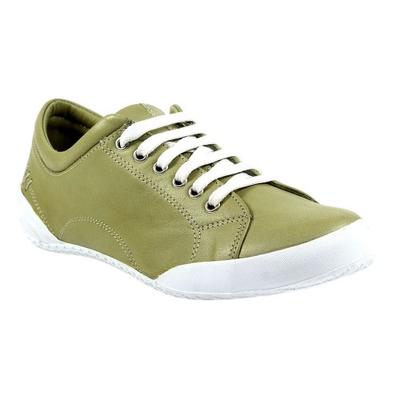 Womens/Ladies Carrick II Leather Trainers