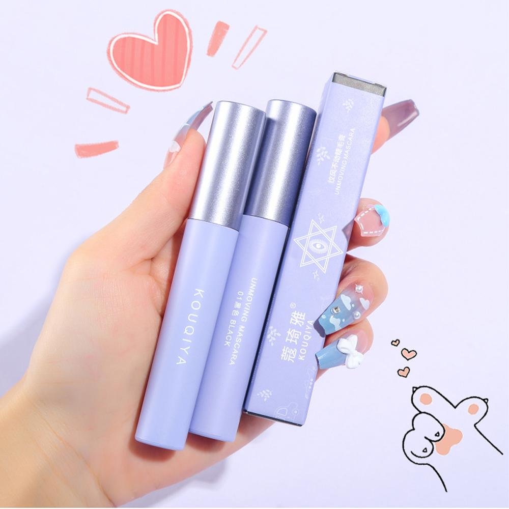 5D Silk Fiber Mascara Lash Black Mascara Voděodolná řasenka, která se nerozmazává, Prodlužování řas Husté prodloužení řas Kosmetika