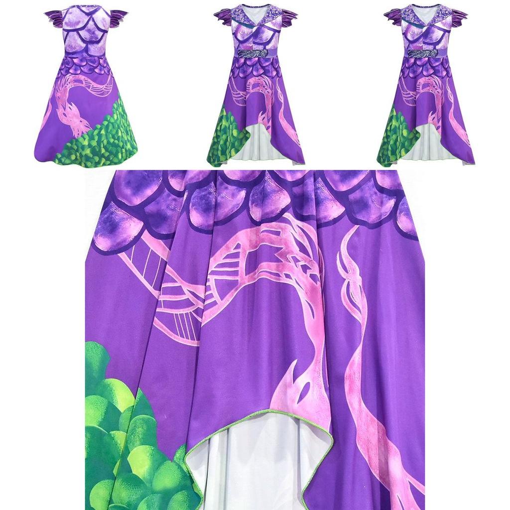 Elegant And Enchanting Descendants 3 Mal Cosplay Costume For Adult Girls Perfect For Halloween