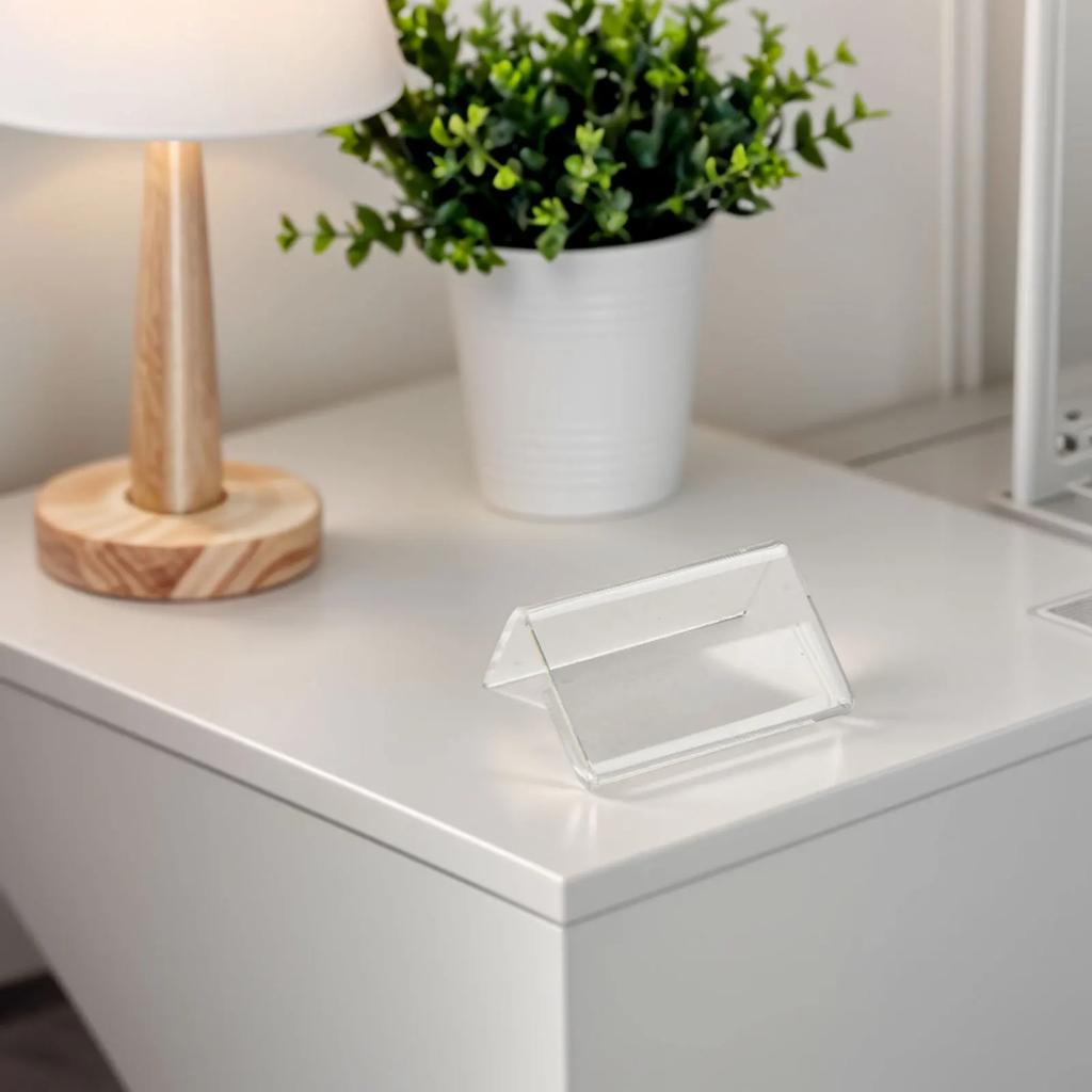 Clear Acrylic Stand Collection with 40 Pieces Great Toolset for Organizing Business Cards & Promotional Material