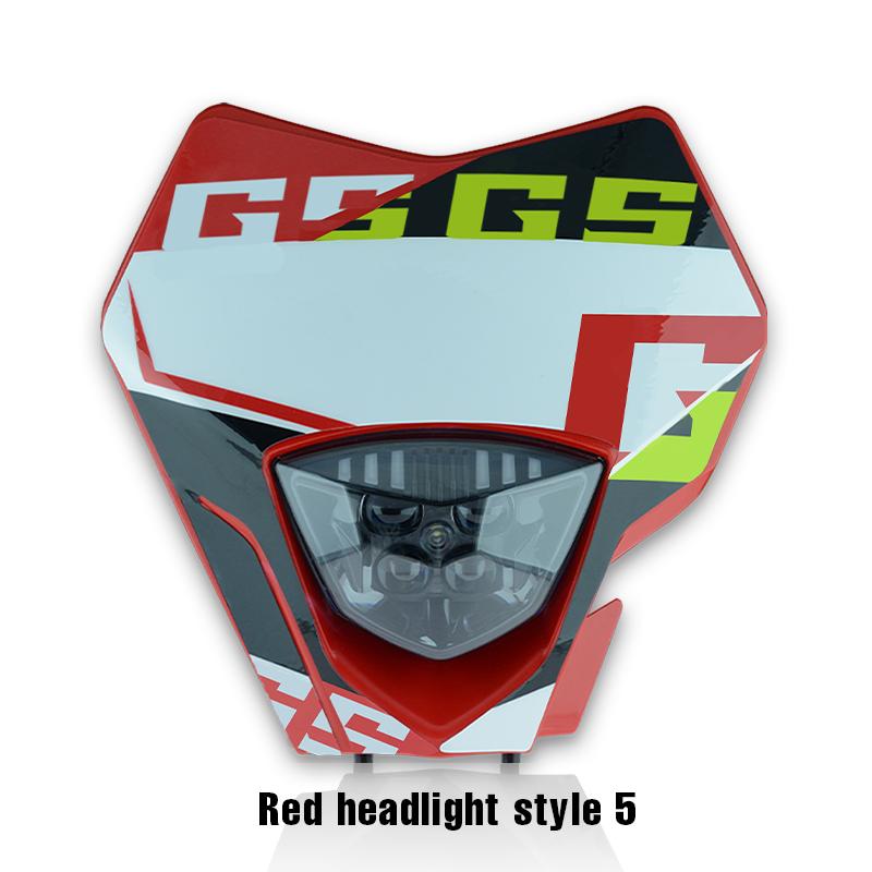MCHMFG Motorcycle Crystal LED Headlight Headlamp For GASGAS - EC    Enduro Motorcycle