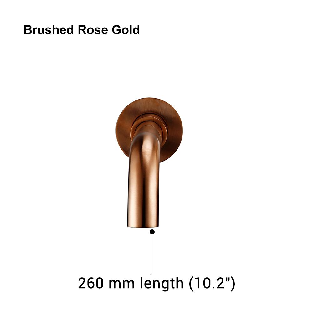 Bagnolux Black Brushed Polished Chrome Stainless Steel Rose Gold Brass Round Bathtub Spout Basin Bathroom Faucet