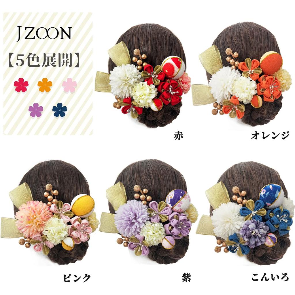 Hair Hair Popular Japanese Hair Graduation Entrance Wedding Recital [JZOON Ornament] Shichi-Go-San Ornament, Clothes, Accessory, Hairpin, Kimono,