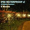 60-200LED Solar Firework Light Waterproof Outdoor 8 Lighting Modes Fairy String Light Christmas Solar Lights Garden Decoration