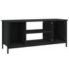 VidaXL Meuble TV noir 102x35x45 cm bois d'ingénierie 826285