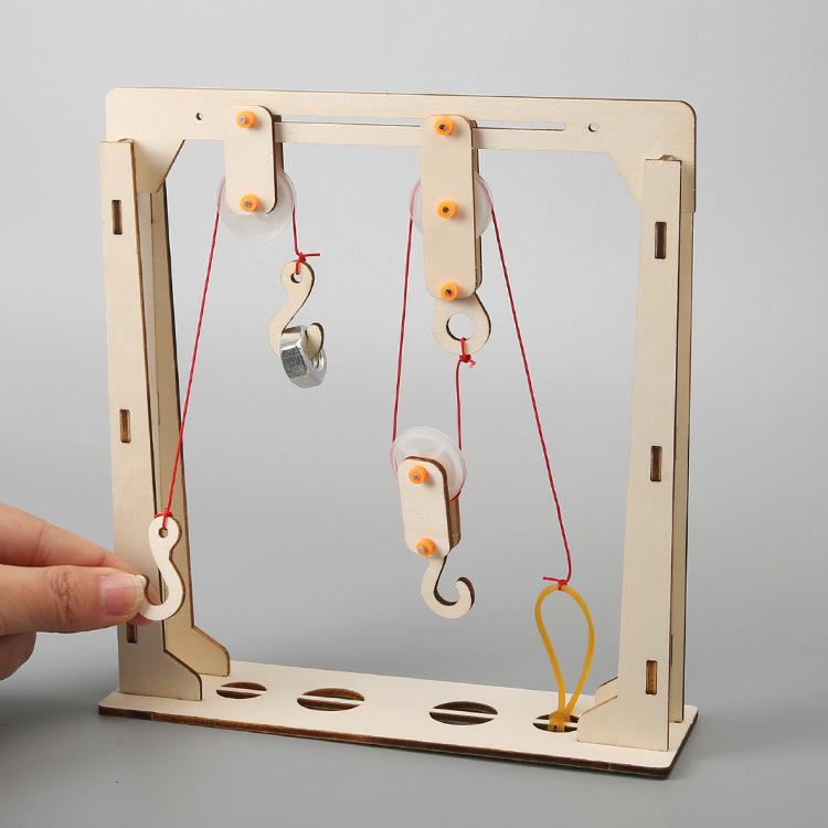 DIY Bloki bloczkowe Studenci Technologia parowa w klasie Mała produkcja Eksperyment naukowy z fizyki Materiały do oszczędzania pracy