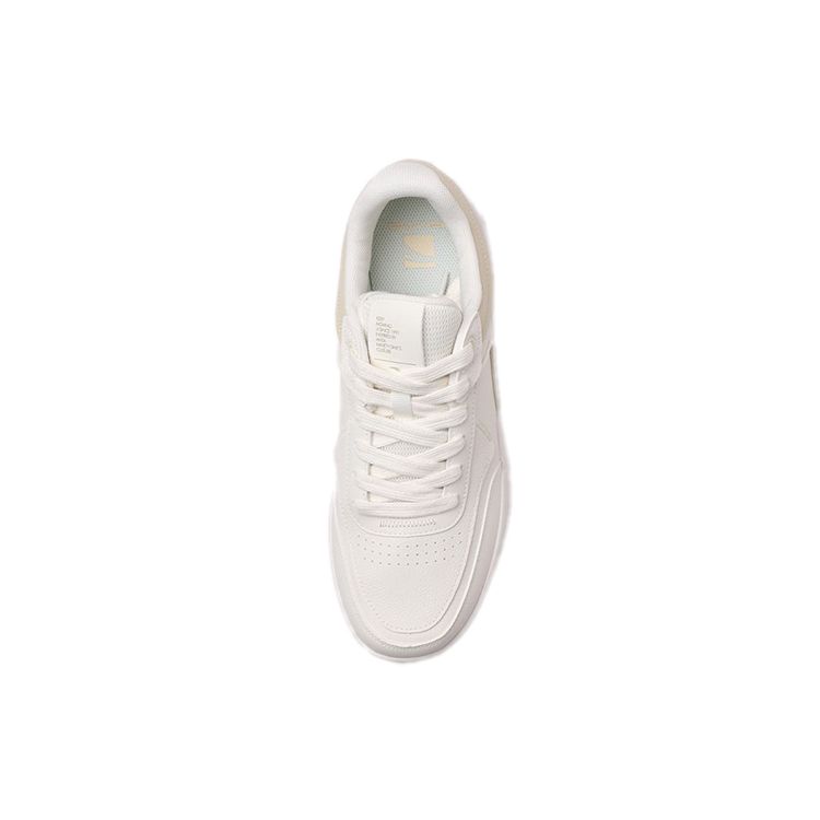 Anta Leather Low-Top Sneakers Men Sneakers White Yellow 112148081R-2