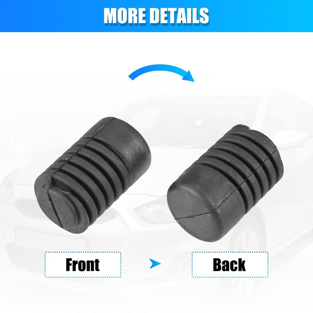 uxcell 2pcs Car Hood Rubber Bumper Hood Bumper Stop Cushion Stopper Black Rubber Fit Hyundai Kia