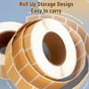 5Pcs Roll Packaging Target Pasters Writable Surface Blank Stickers Square Labels  Mason Jars