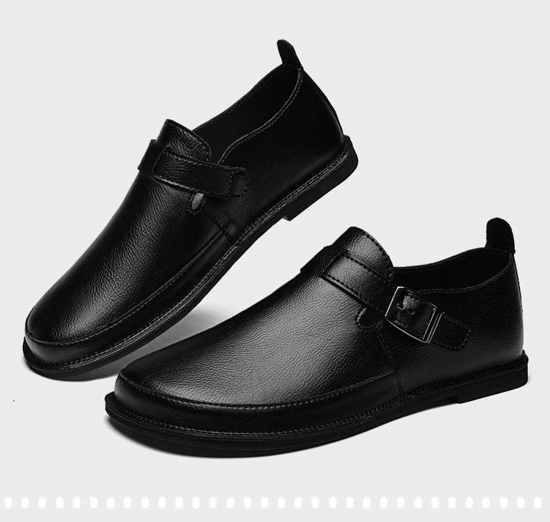 Fashion Trend Man Slip on Shoes Classic Men Summer Loafers Simple Elegantes Driving Shoes Moccasins Genuine Leather Casual Flats