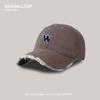 Cap Cap Men's Style Patch W Standard Wide Brim Face Small Baseball Cap Outdoor Versatile Casual Couple Peaked Hat