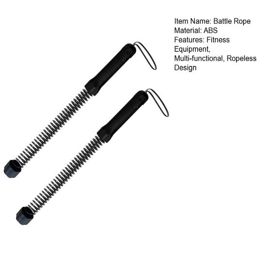 1 Pair Ropeless Battle Rope Men Women Arm Exerciser Cardio Muscle Strength Training Cordless Workout Rope Home Gym Fitness Equipment