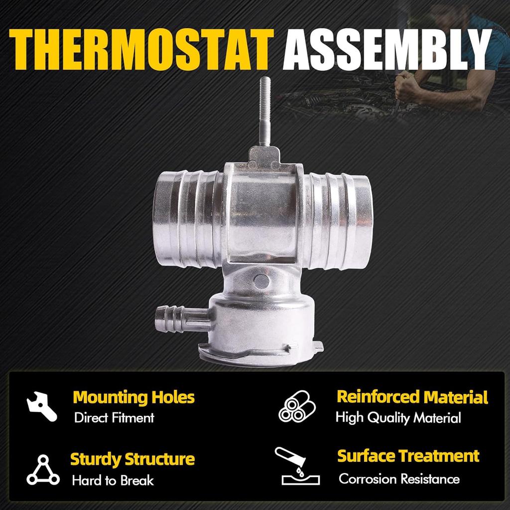 Aluminum Radiator Coolant Filler Neck Compatible With Dodge Durango Dakota 2001-2004 Caliber Avenger Jouney 2007-2018 For Chrysler 200 Sebring