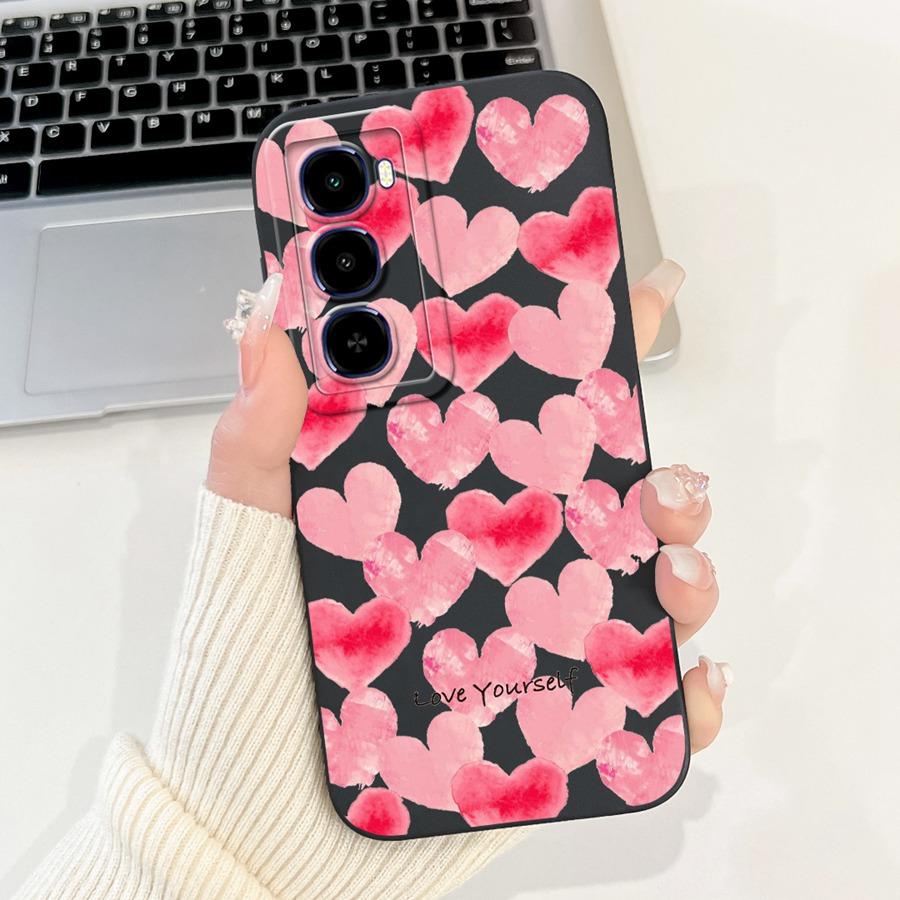 For Itel City 100 4G Phone Case Shell flower 2025 Painted Soft Silicone Proective Coque For Itel City100 Back Cover 6.75''