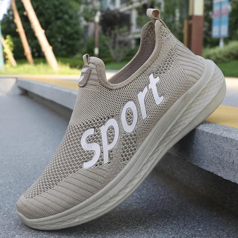 Breathable Mesh Sneakers Comfortable Casual Sport Shoes Fashion Shoes Lightweight Deodorant Outdoors Shoes Plus Size 39-44