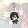 Brelok akrylowy Attack on Titan Sankasa Corps z twarzą Allena