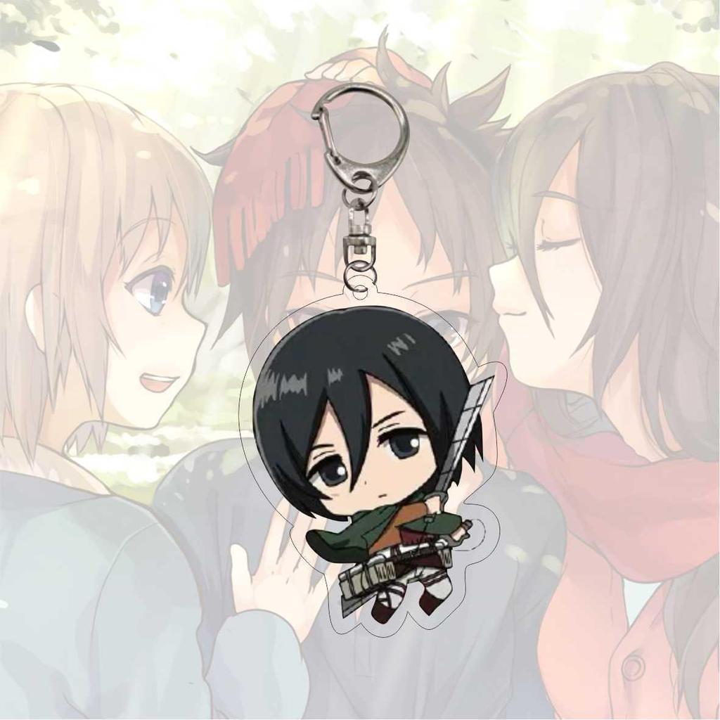 Attack on Titan Sankasa Corps Acryl-Schlüsselanhänger mit Allens Gesicht