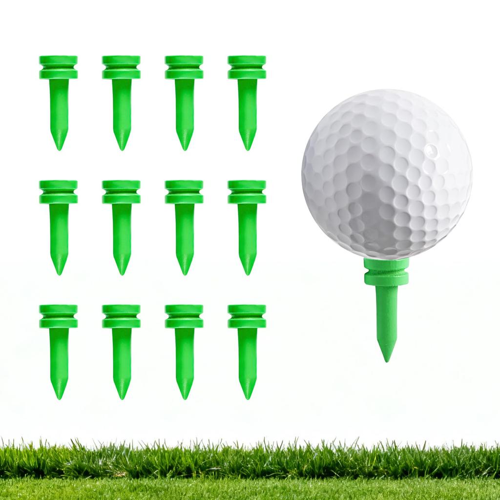 Golf Tee, Wood Short Tee, Castle Design, 25mm, 50/100 Pieces,