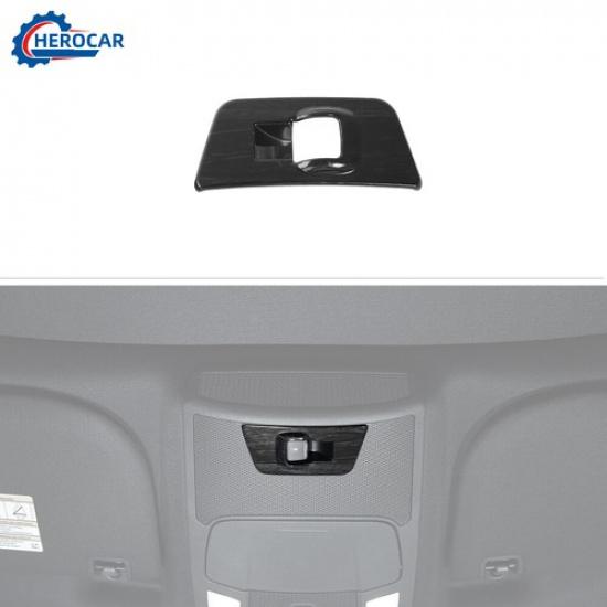 For Ford F150 15- Rear Small Window Lift Cover Switch Trim Black Wood Grain