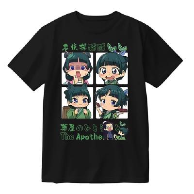 Anime The Apothecary Diaries T Shirt Women Men Summer O-neck Short Sleeve Funny Tshirt Maomao Cosplay Graphic Kids Tees
