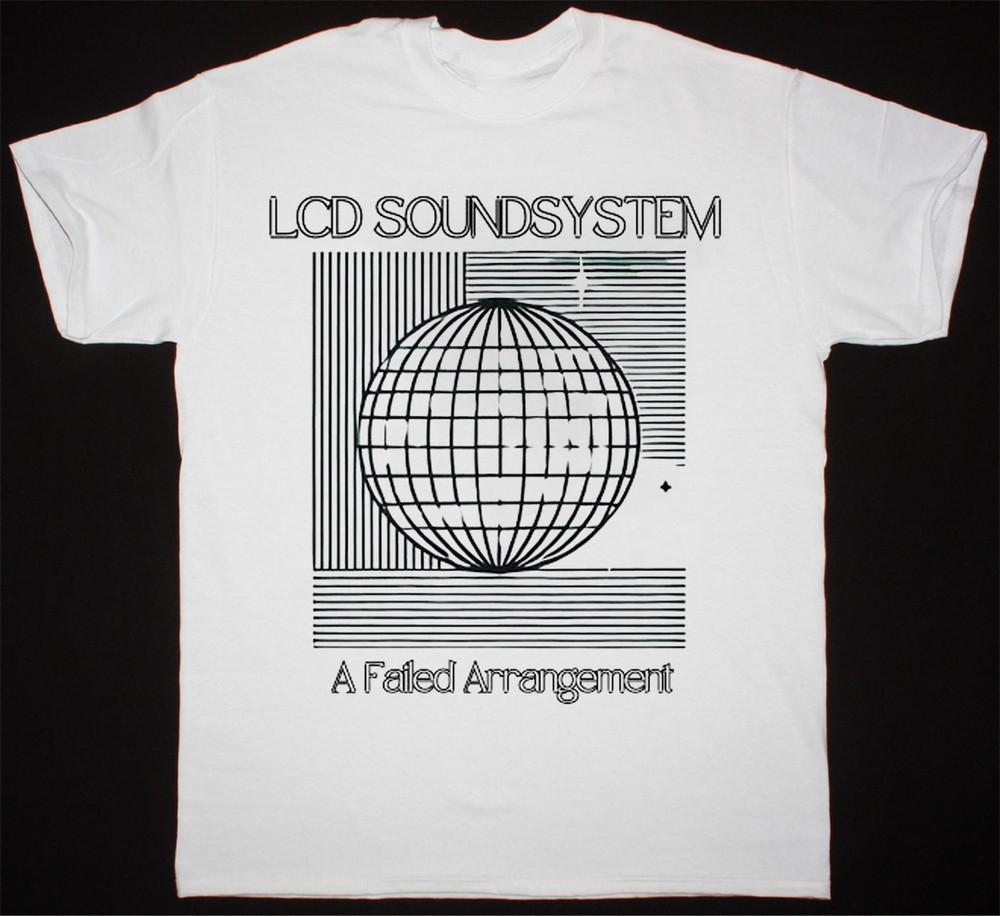 Rare LCD Soundsystem Band Short Sleeve White All Size Unisex Shirt OM836 Unisex T-Shirt XXXL