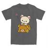 Car Drive Rilakkuma T-Shirt for Men Women Hipster Cotton Tee Shirt O Neck Short Sleeve T Shirt Plus Size Clothing