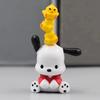 Hot 5Pcs Sanrio Anime Figure3-4cm Kawaii Pochacco Melody Model Accessories Children's Toys Gift Action Figures Pvc Gift Doll