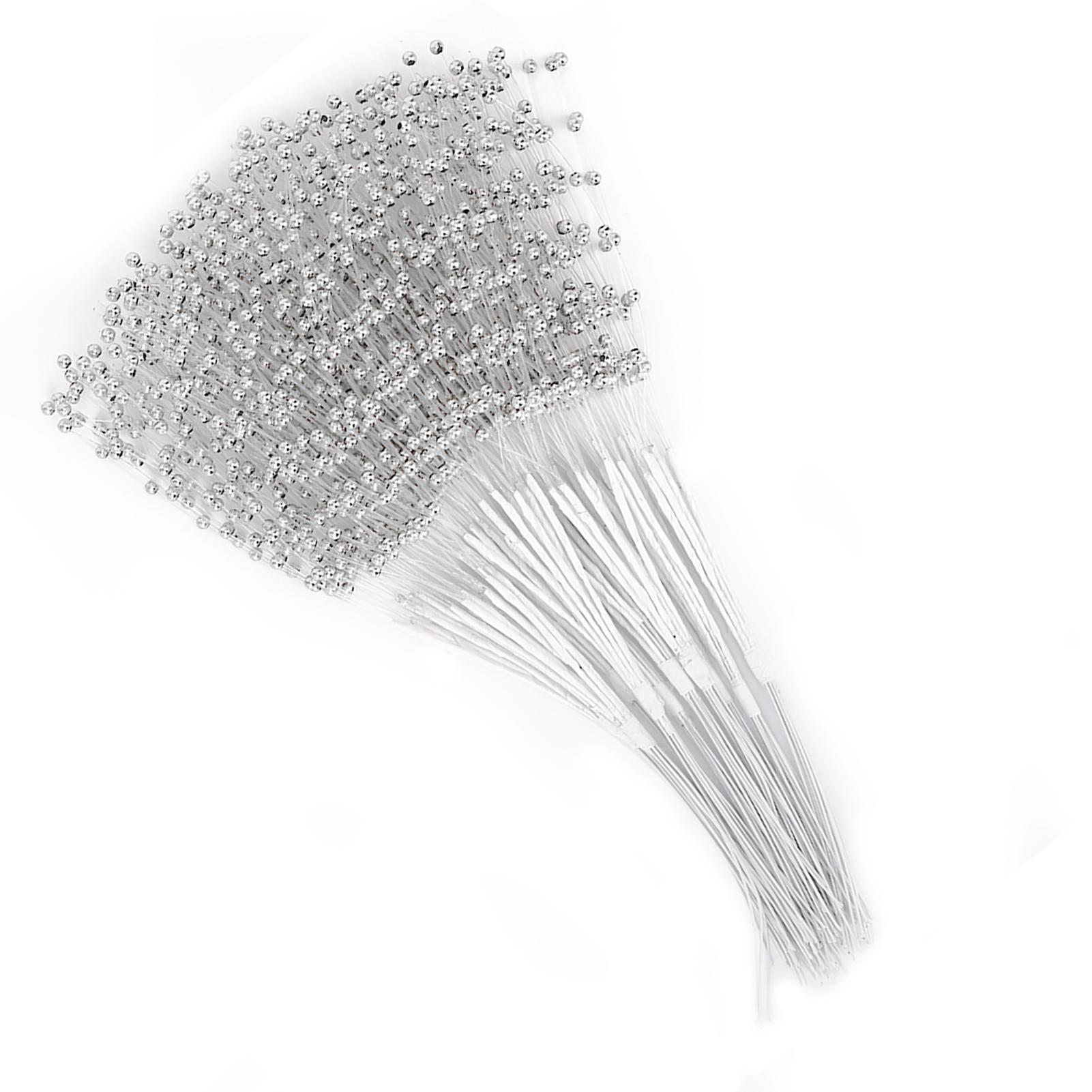 

100 шт. жемчужные палочки носимые ABS DIY украшения аксессуары для свадебной вечеринки серебро
