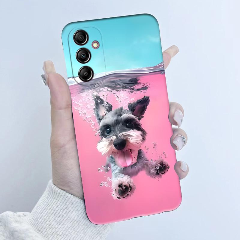 For Samsung Galaxy A14 4G Case A145 Soft TPU Silicone Cover Cute Astronaut Panda Phone Case For Samsung A14 5G A146B Coque Funda