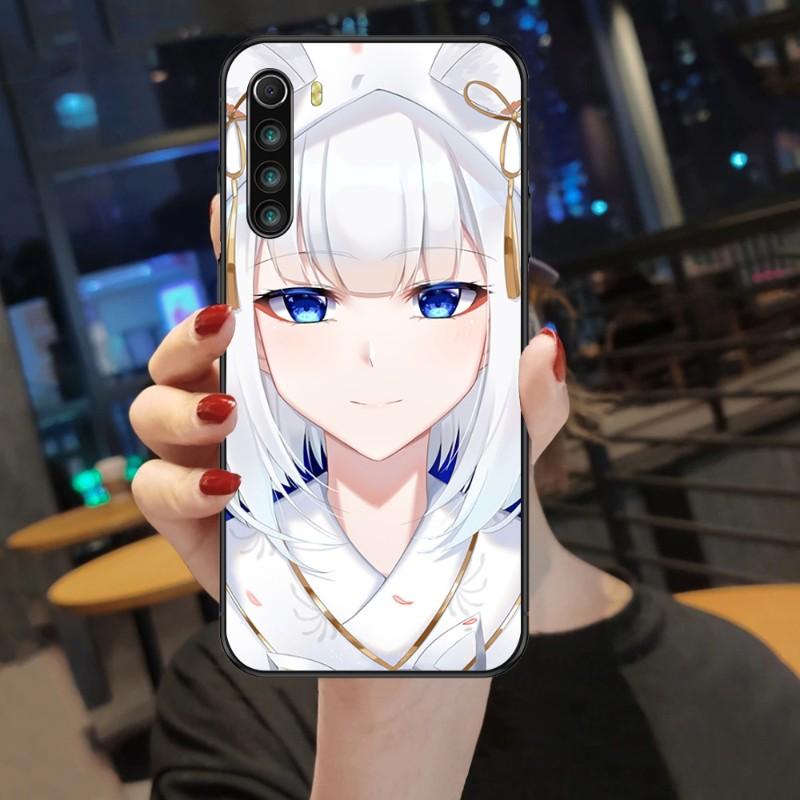 Cute Azur Lane Girl Phone Case For Xiaomi Mi 12 11T 10T 9T Lite Pro Ultra Note 10 Poco F3 F4 X4 GT Soft Black Phone Cover