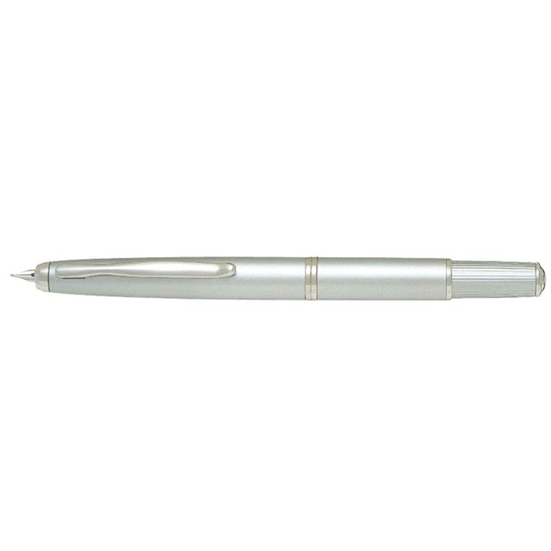 

pilot fountain pen capless Fermo 18K F diamond silver FCF-2MR-DS-F