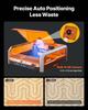 VEVOR Laser Engraver, 20W, Laser Engraving and Cutting Machine with Enclosure Camera, Laser Cutter, 400 x 400 mm Working Area, 30000 mm/min, for Wood