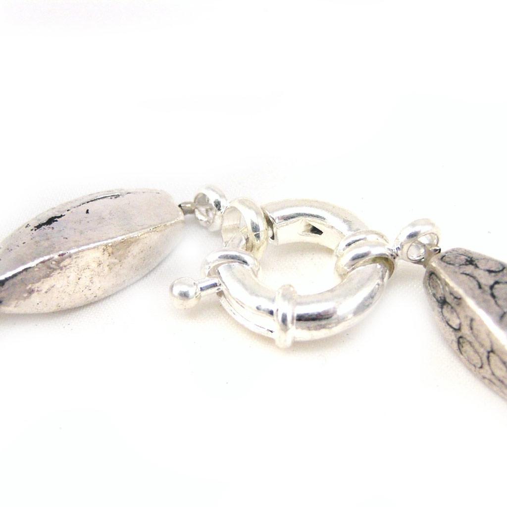Les Trésors De Lily [F5249] - Silver 'Kilimanjaro' Bracelet